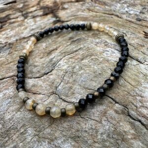 Bransoletka z Turmalinu i Cytrynu