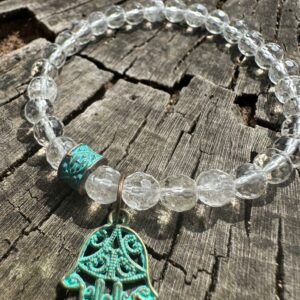 Bransoletka z kryształu górskiego